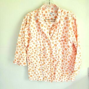 Marigot Pajama Set Shorts Orange Sea Shells